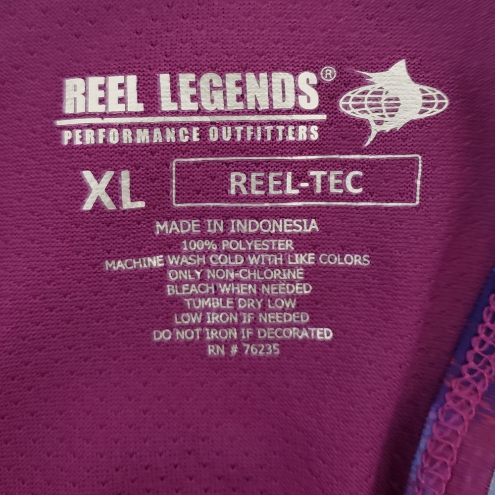 Reel Legends Reel-Tec Women's XL Activewear Longsleeve Shirt - Picture 3 of 3